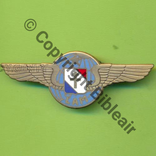 A1452NH  LIGNES AERIENNES MILITAIRES FAFL  RETIRAGE 60mm SM Bol fenetre oval tronque Dos lisse Src.Y.GENTY 24Eur(x6) 